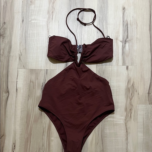 Zara Other - Zara women Maroon One Piece Swimsuit